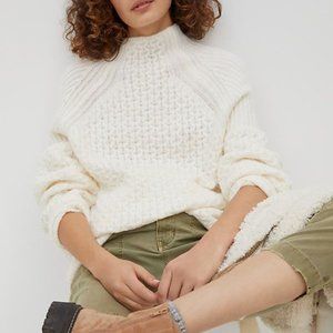 Anthropologie Bia Mock Neck Tunic Sweater